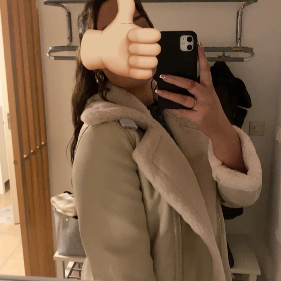 Naturligt vit jacka  - 90