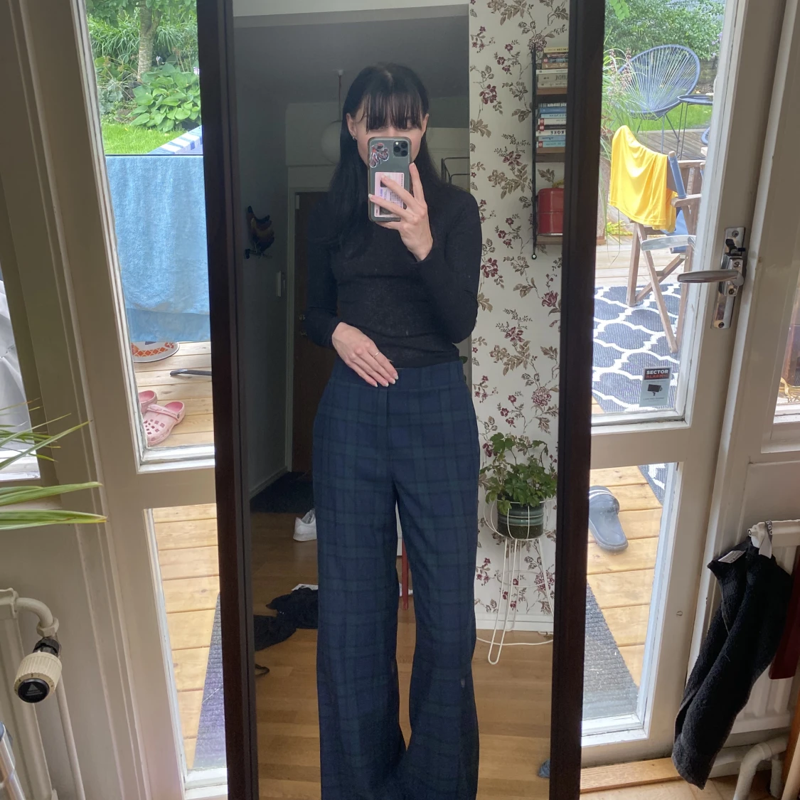 Rutiga kostymbyxor  - 91