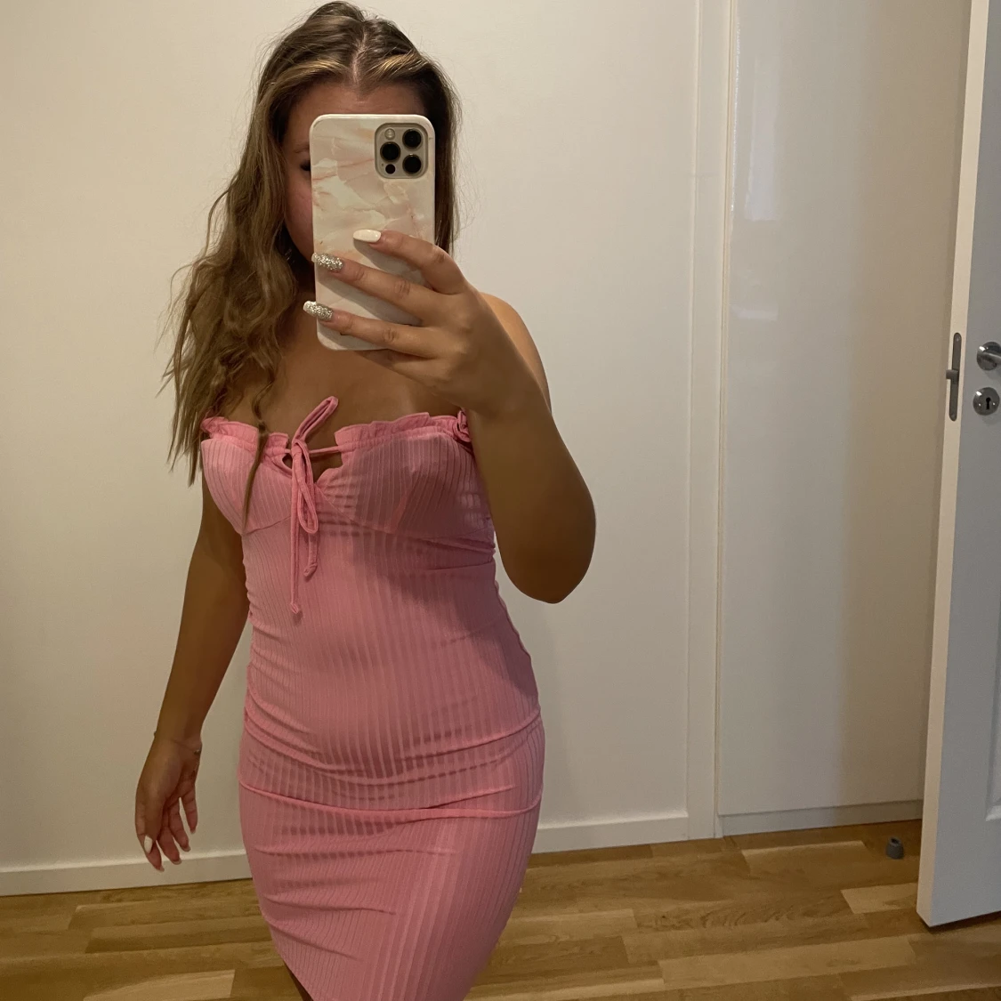 Rosa klänning  - 90