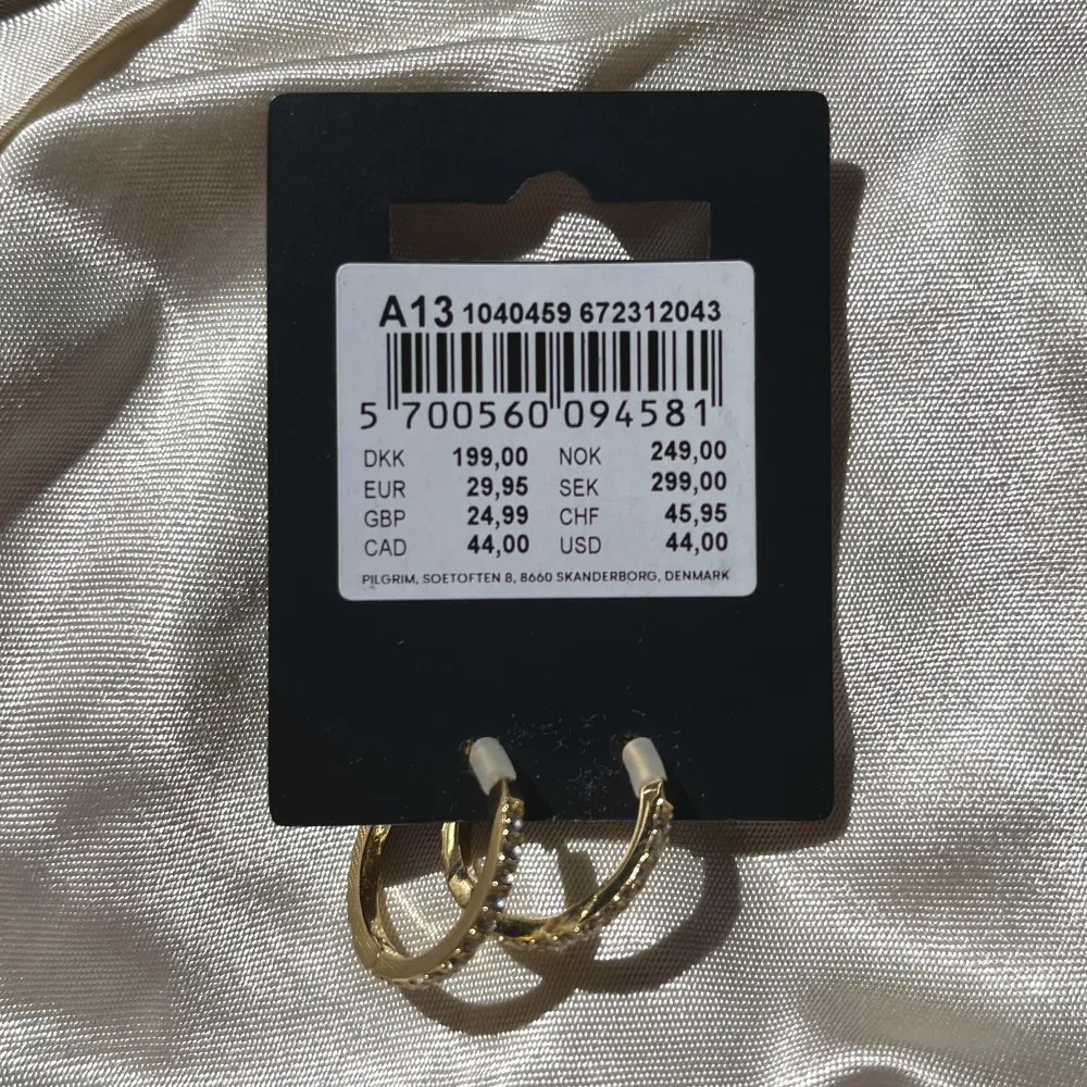 Säljer dessa helt nya guldpläterade örhängen från pilgrim. Nypris 300kr säljer för 145kr inklusive frakt ☺️ (!! Klicka inte på ”köp direkt” !!). Accessoarer.
