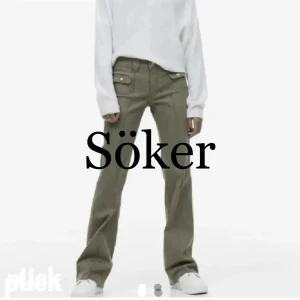 Hm low flare cargo jeans - ❕SÖKER❕ färg spelar ingen roll söker modellen i storlek 34. Skriv om du har dom och skicka gärna bilder!