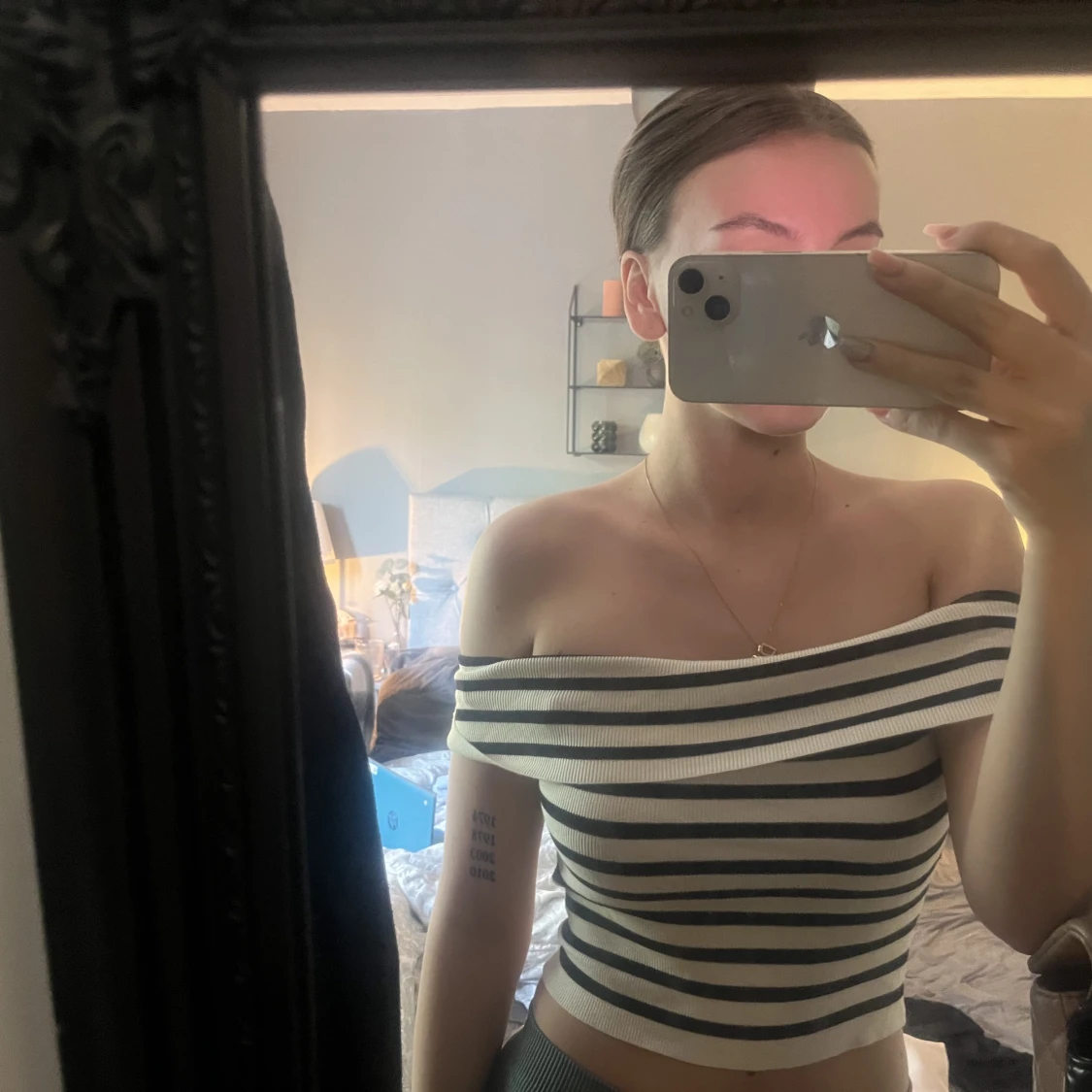 Off shoulder topp från hm