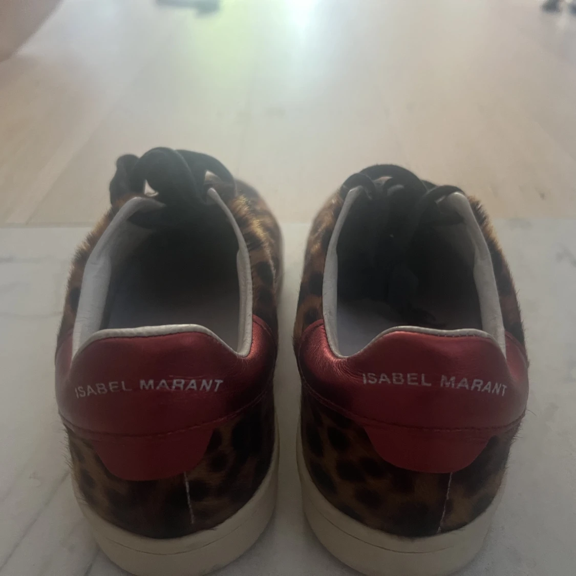 Leopard isabel marant sneakers  - 91
