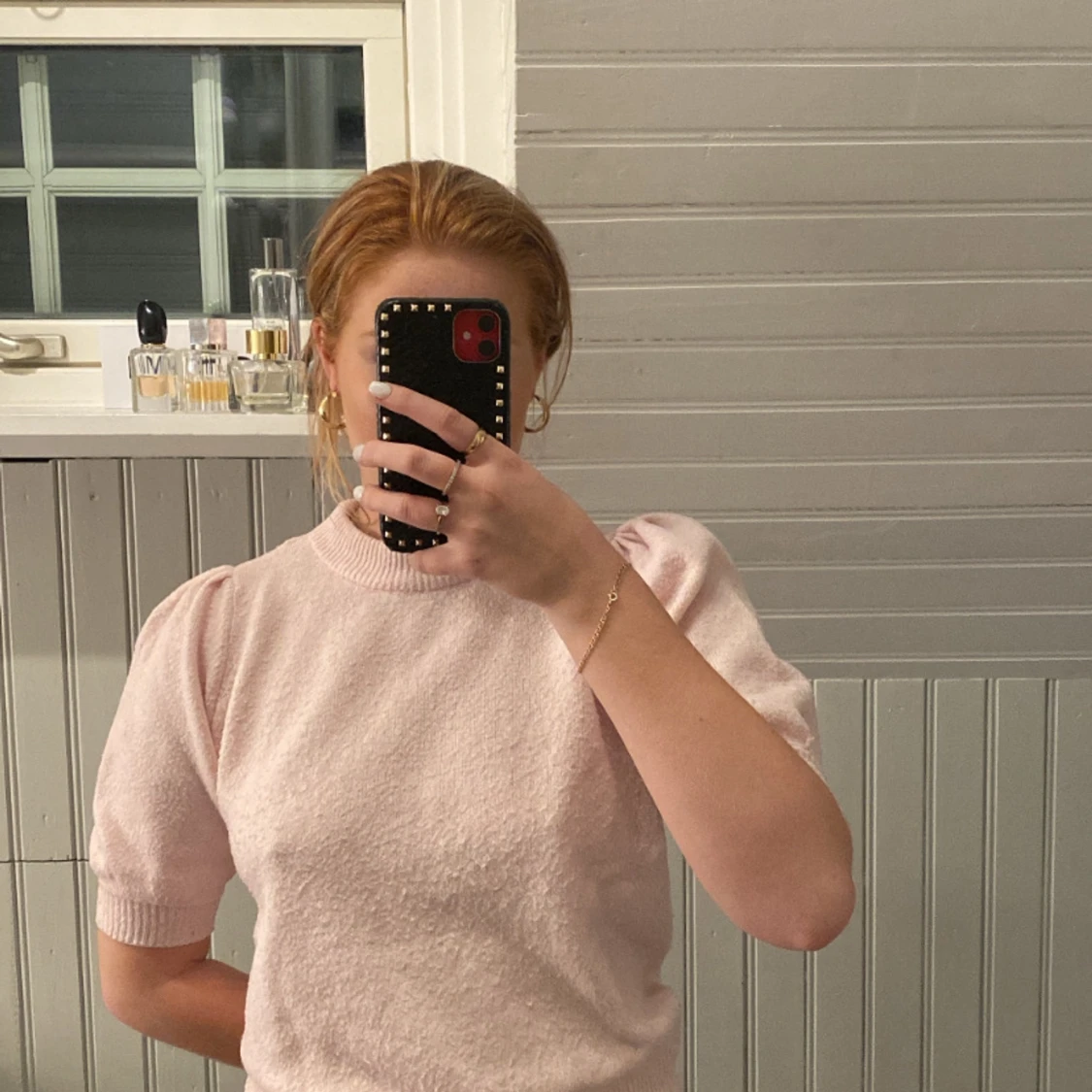 Stickad T-shirt  - 90