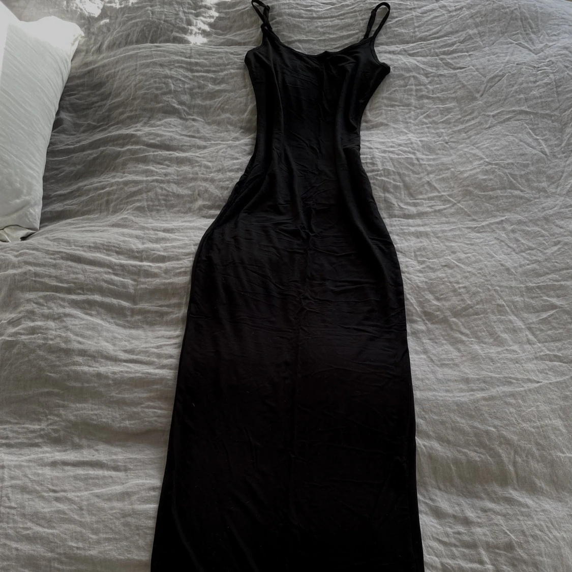 Svart lång klänning - 90