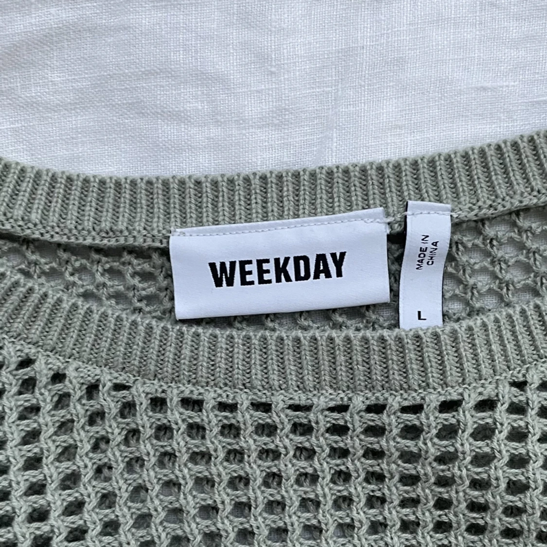 weekday loose knit green - 90
