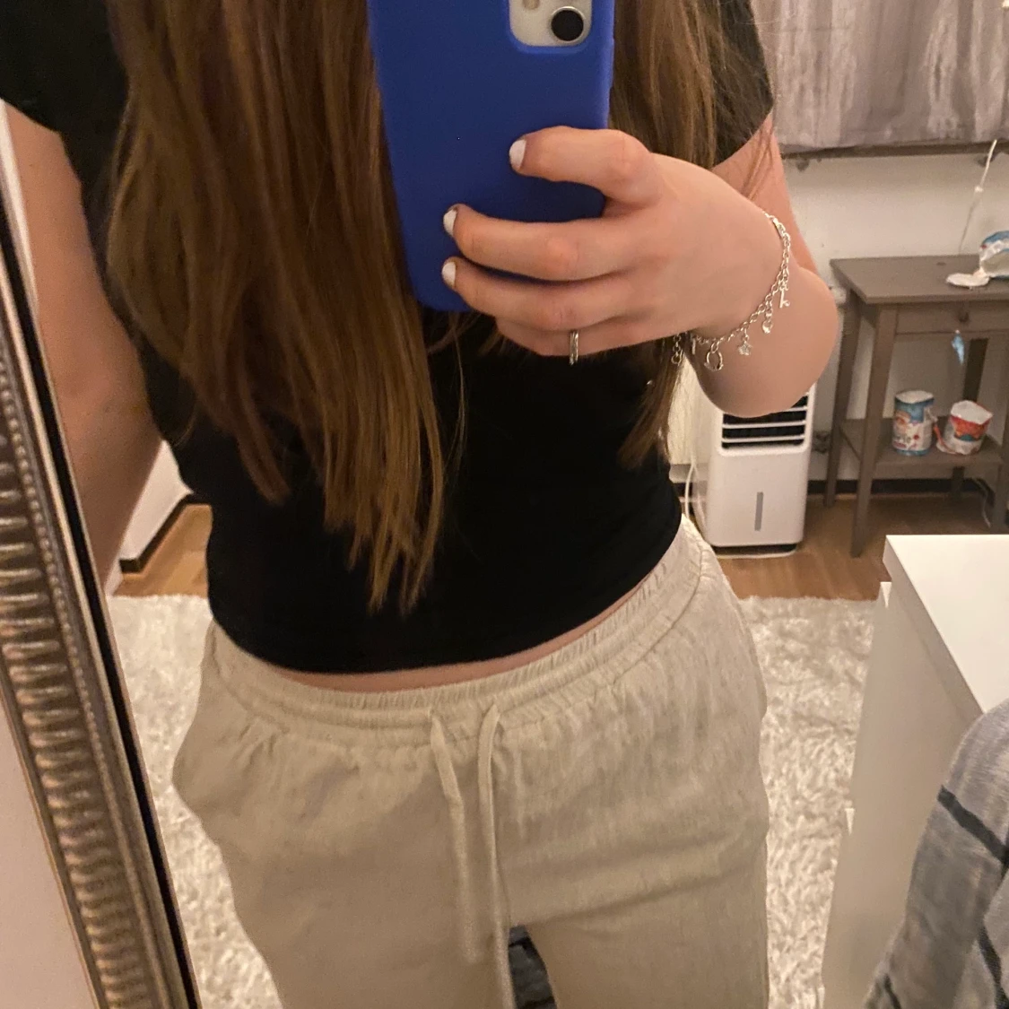 Linnebyxor i storlek M