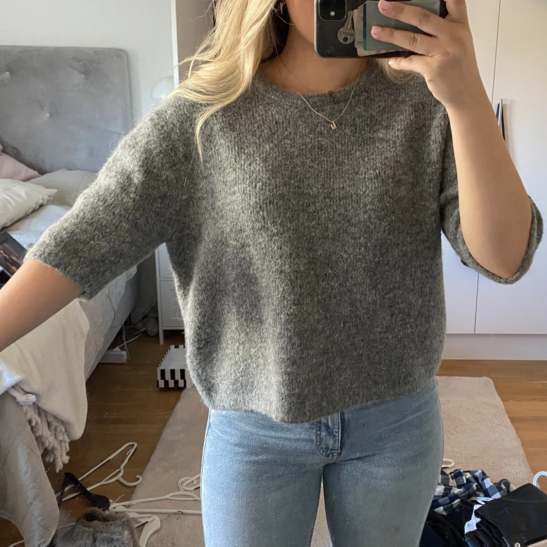 Stickad tröja  - 90