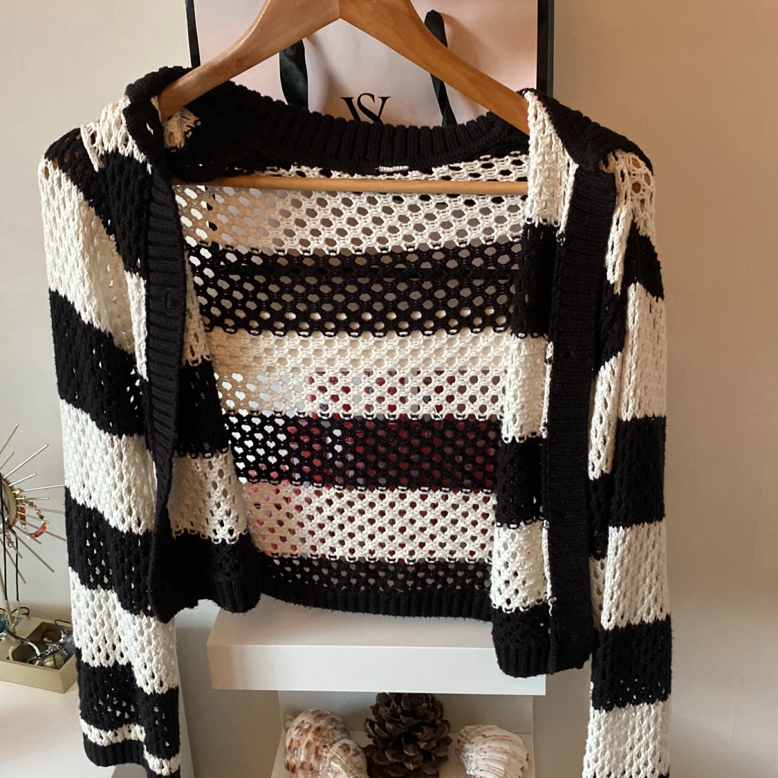 Snygg randig höst tröja