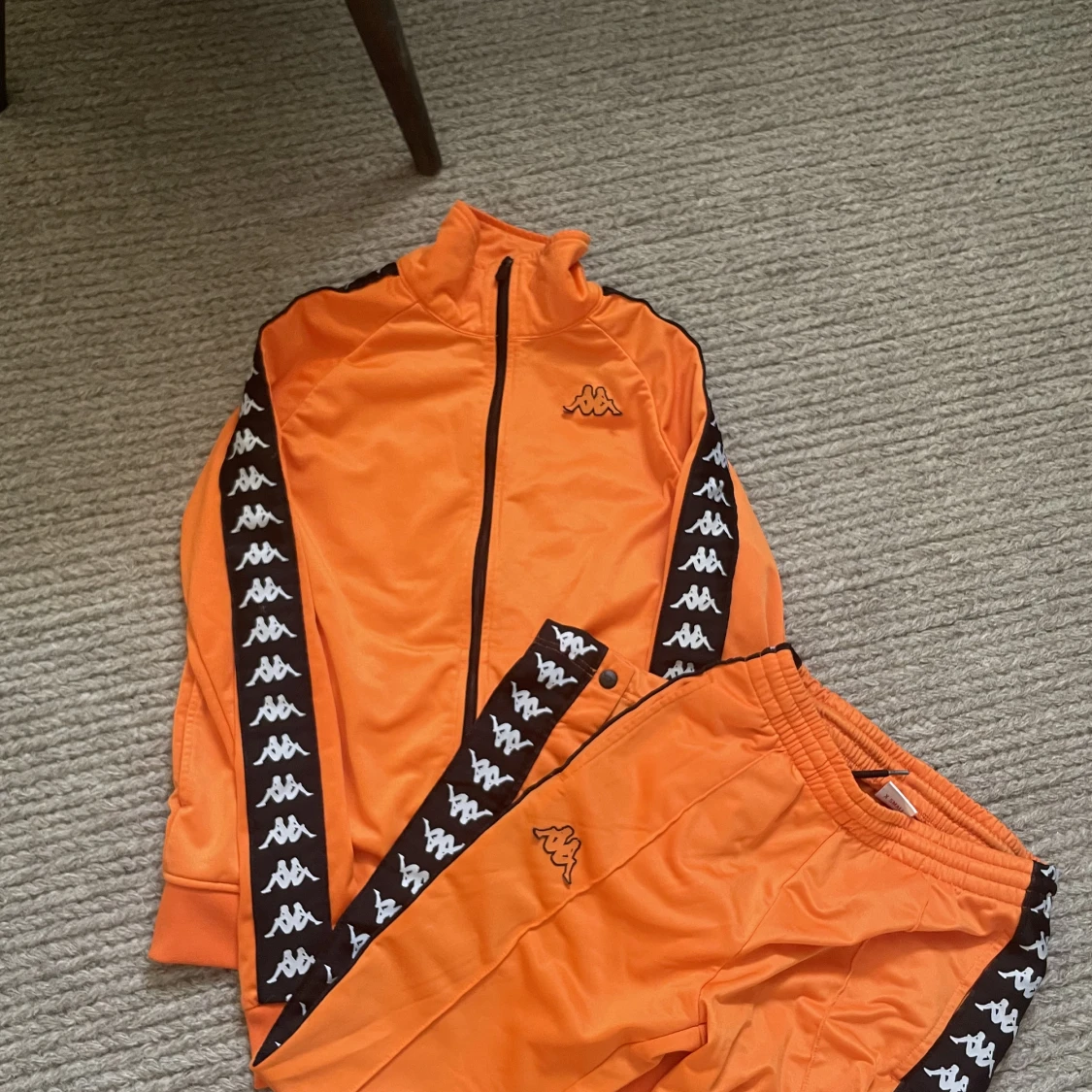 Kappa orange tracksuit set