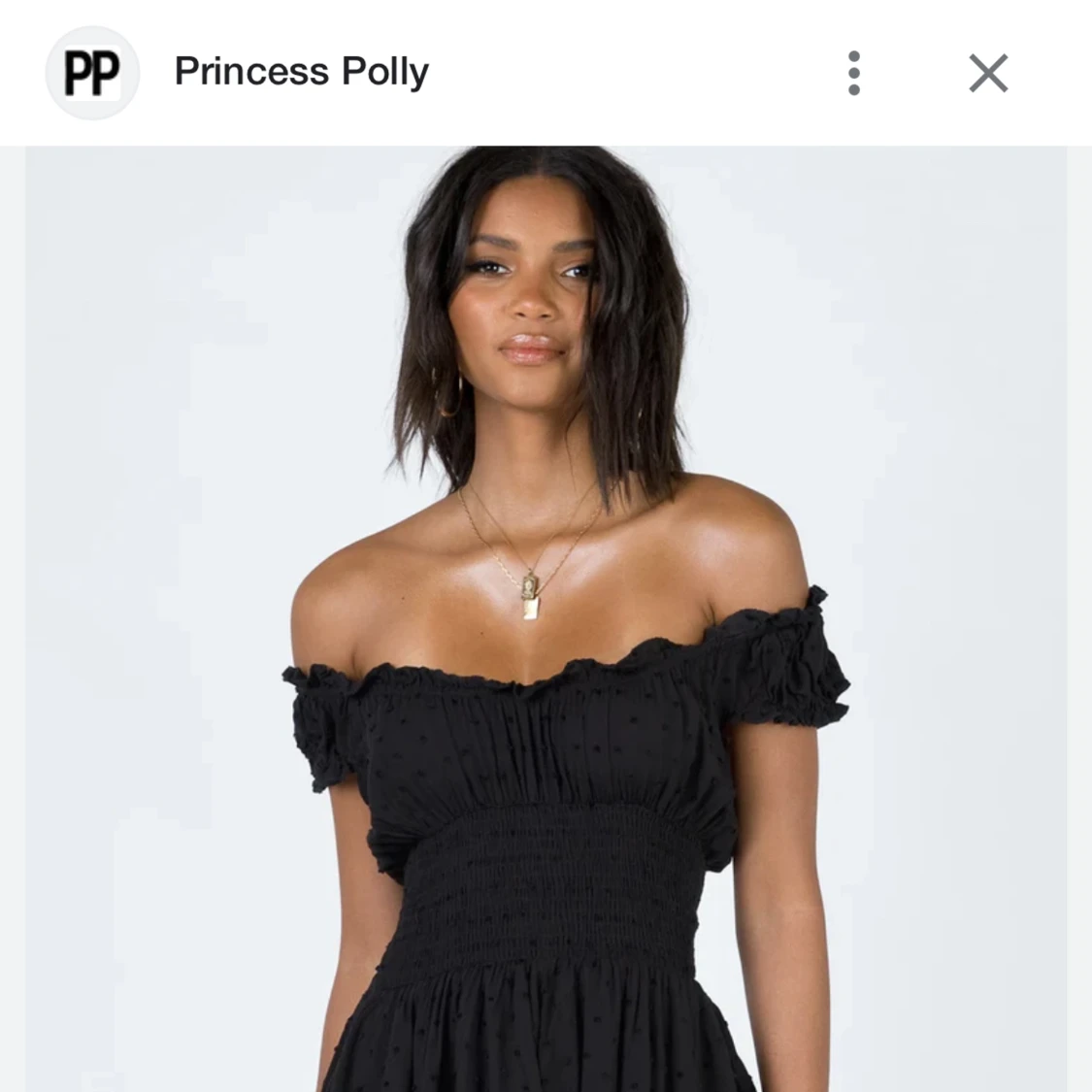 Svart klänning - 91