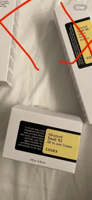 Cosrx snail all in one cream - Jag har en till produkt från Cosrx oanvänd så klart. Ny pris 330 mitt pris 200 kan gå ner i pris vid snabb affär!!!❤️