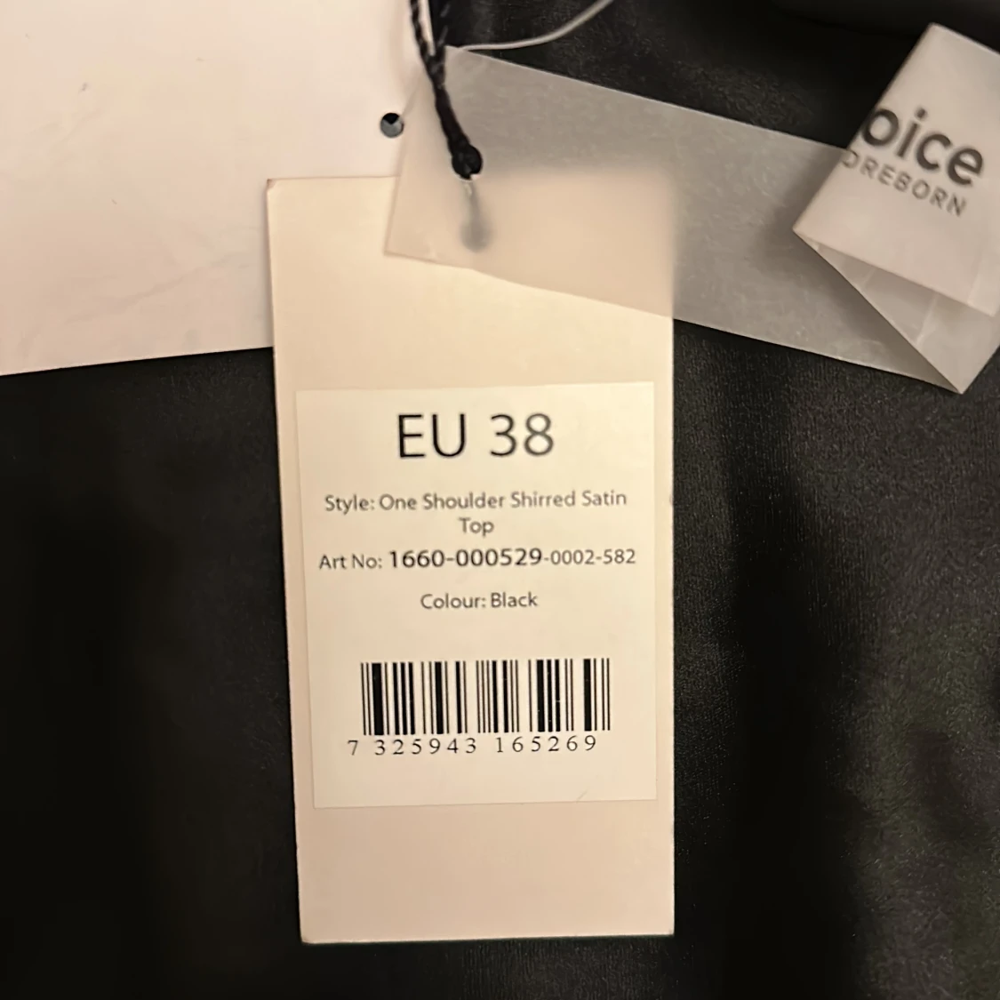 Satin top one shoulder - 90