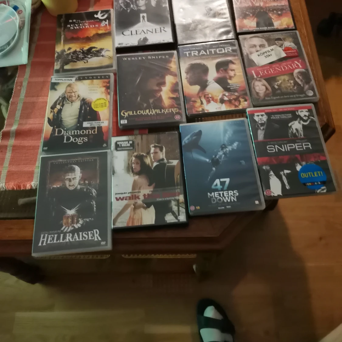 12 st dvd filmer blandat 20 kr st