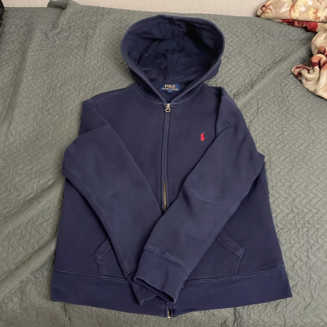 Ralph Lauren ZIP hoodie mörkblå - 90