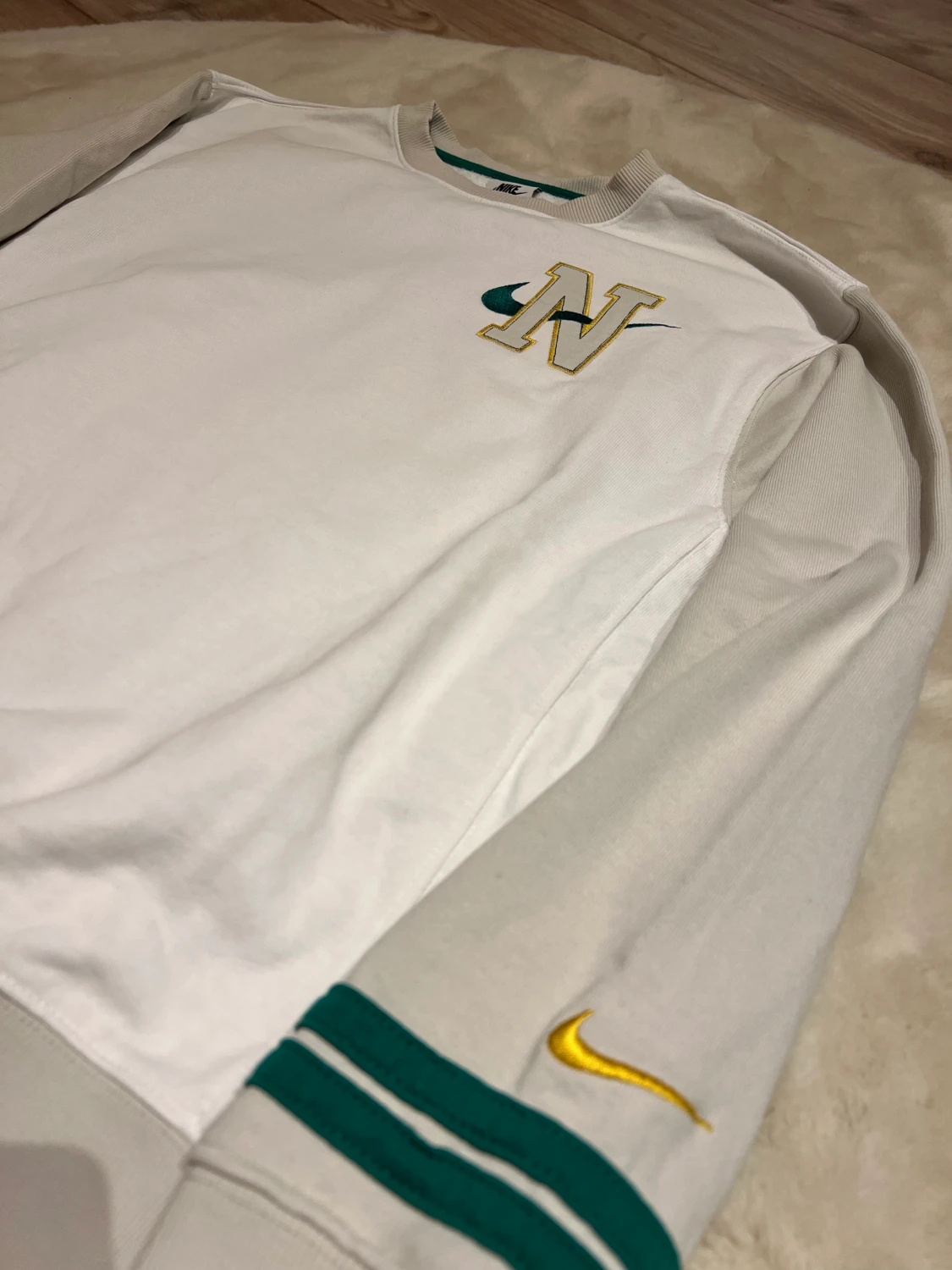 Vit/Beige tröja Nike - 90