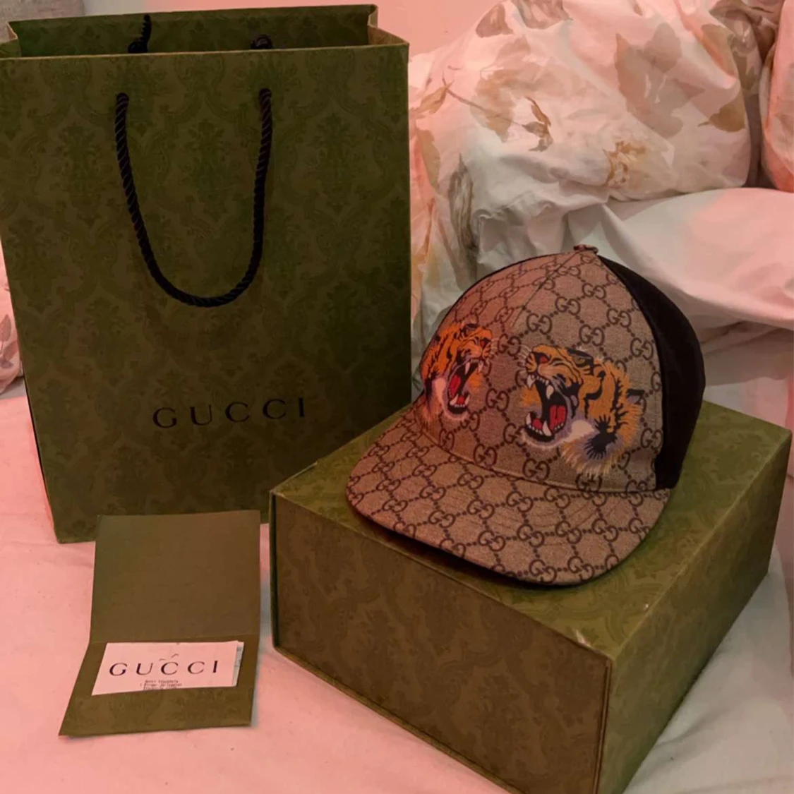 Gucci tiger vintage keps