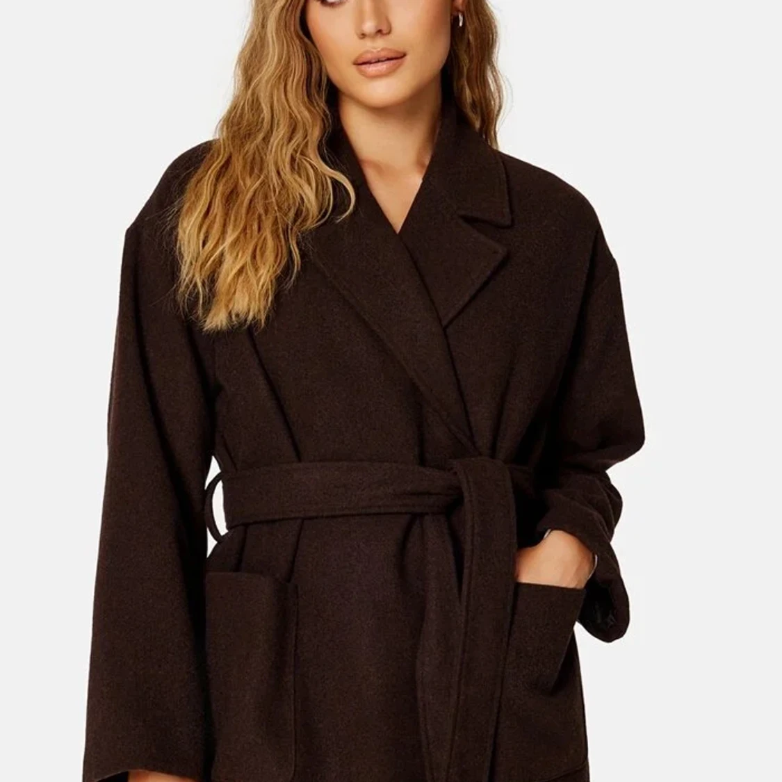 Brun wool kappa  - 91