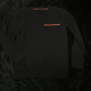 Prada - En fräsh prata hoddie i storlek L men passa mer som M/S jätte fräsh använd få tal gånger och den är väl om händertagen
