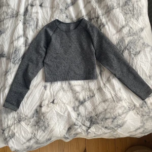 Grå träningströja - Säljer min superfina grå träningströja som tyvärr blivit för liten! Den är lite coronas och tajt! TRYCK GÖRNA PÅ KÖP NU!! Kontakta mig vid intresse!