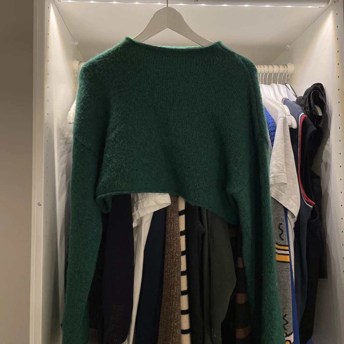 Stickad topp från Monki