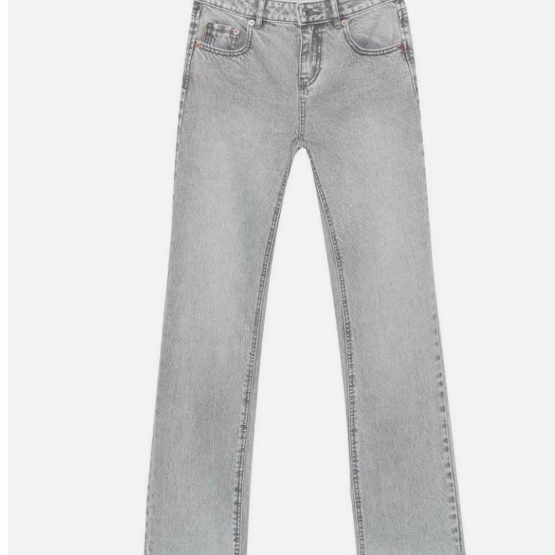 Gråa lowwaist jeans 