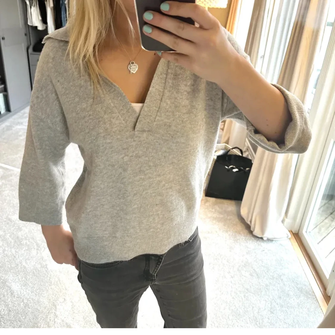 Stickad tröja  - 90