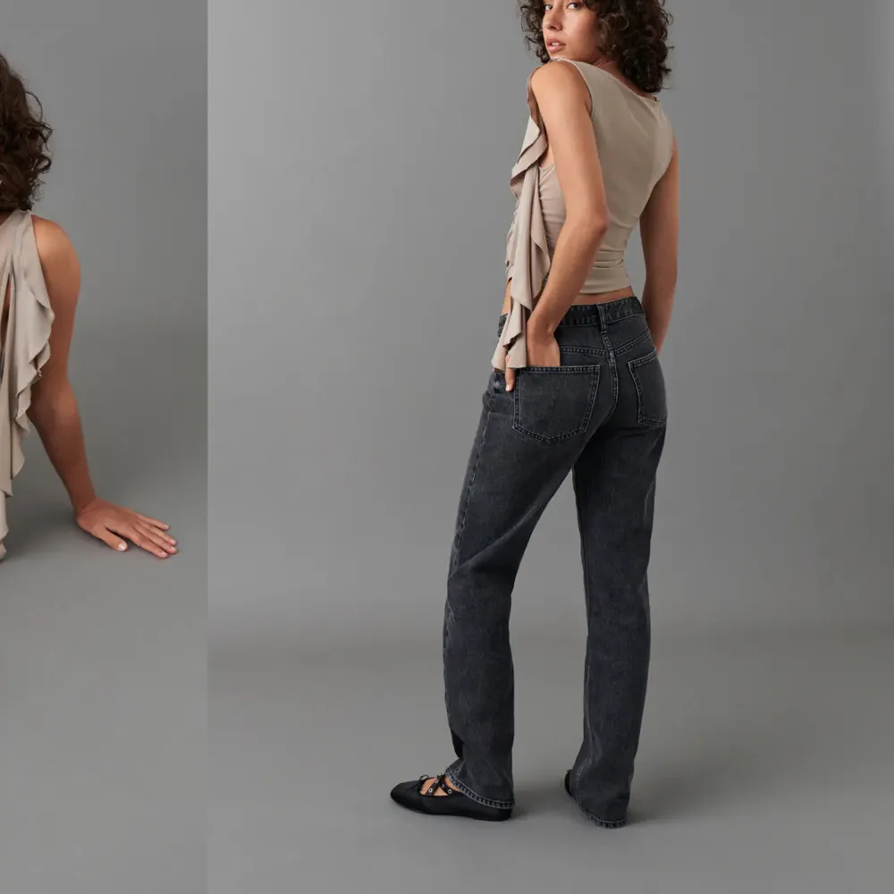 Säljer dessa snygga jeans från Gina tricot, sparsamt använda utan defekter. Nypris 499kr mitt pris 200+ frakt💖. Jeans & Byxor.