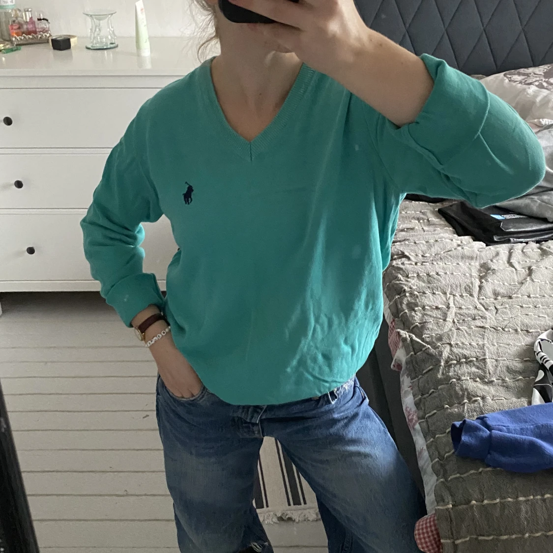 Ralph lauren pullover turkos - 90