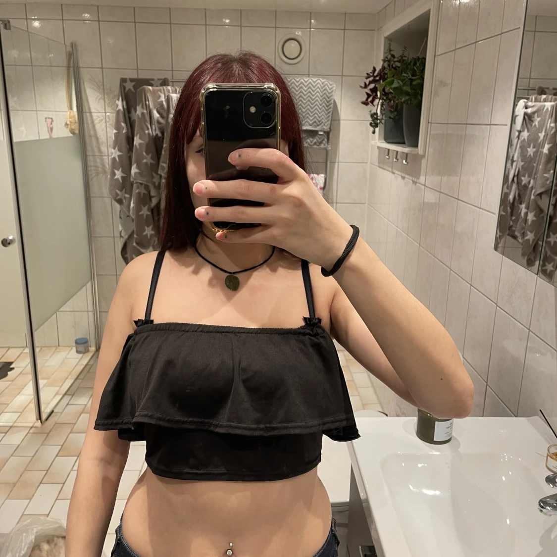 Offshoulder topp - 90