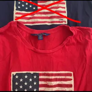 Röd Ralph lauren T-shirt storlek 170. Den blåa är såld❤️