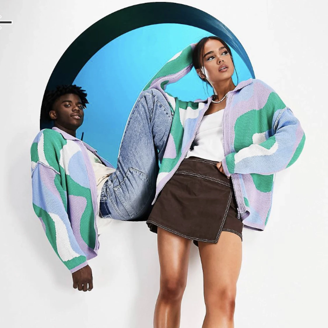 Färgglad kofta från ASOS