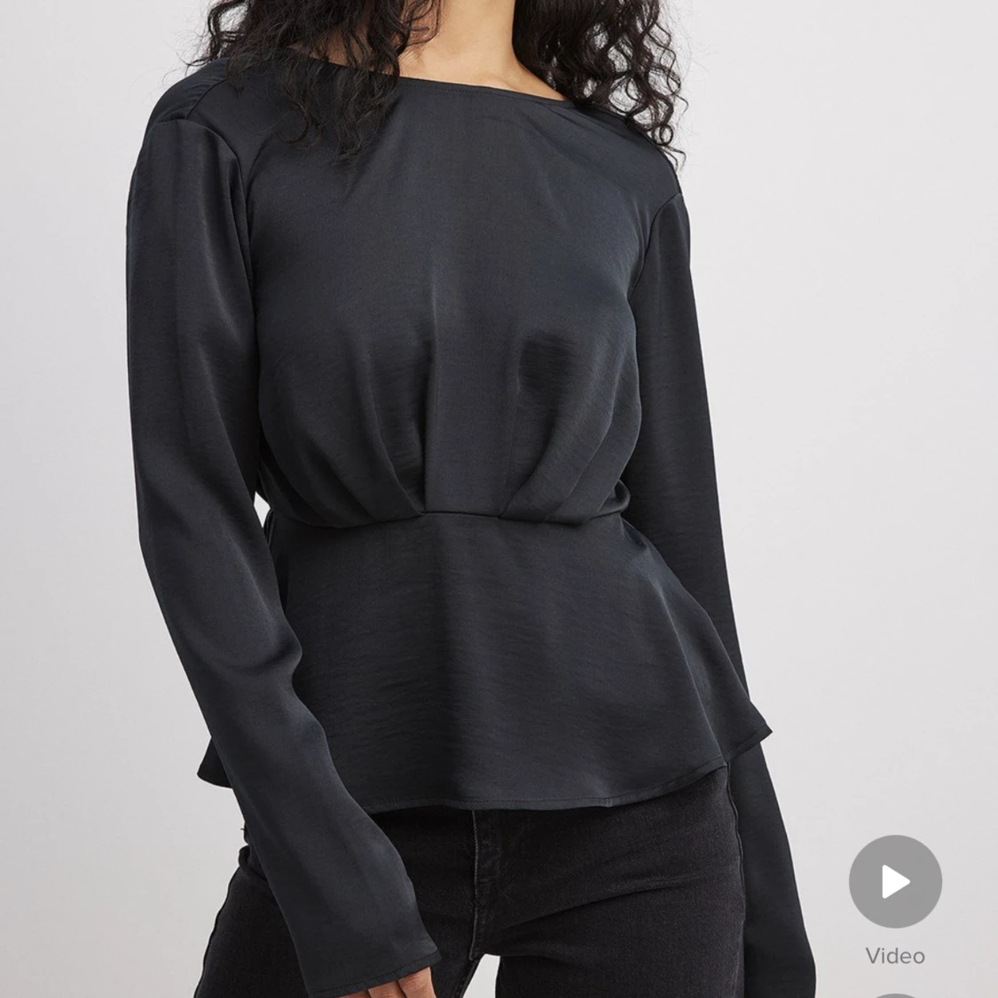 Svart blus  - 90