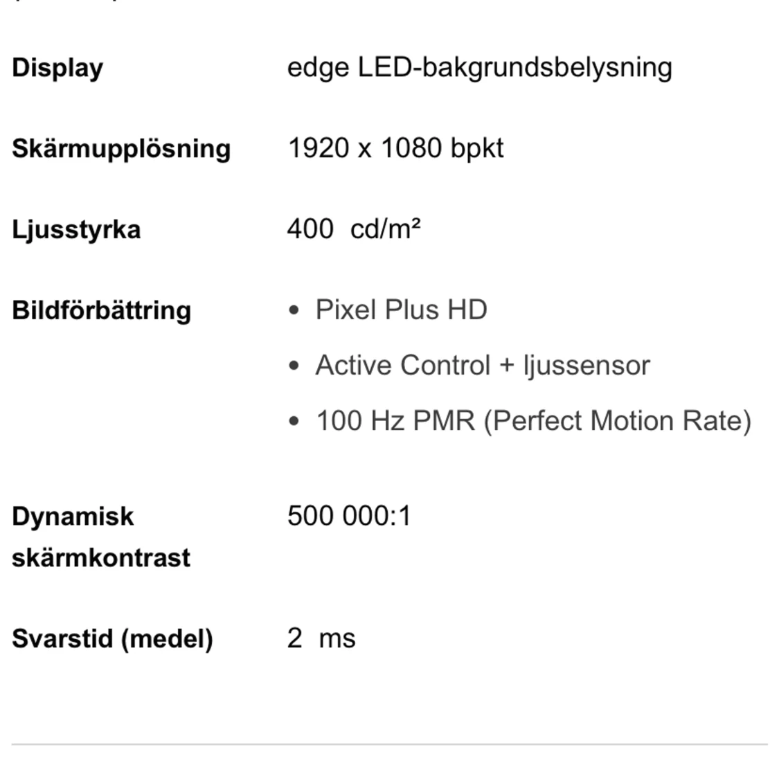 Philips Tv 40 tum - 90