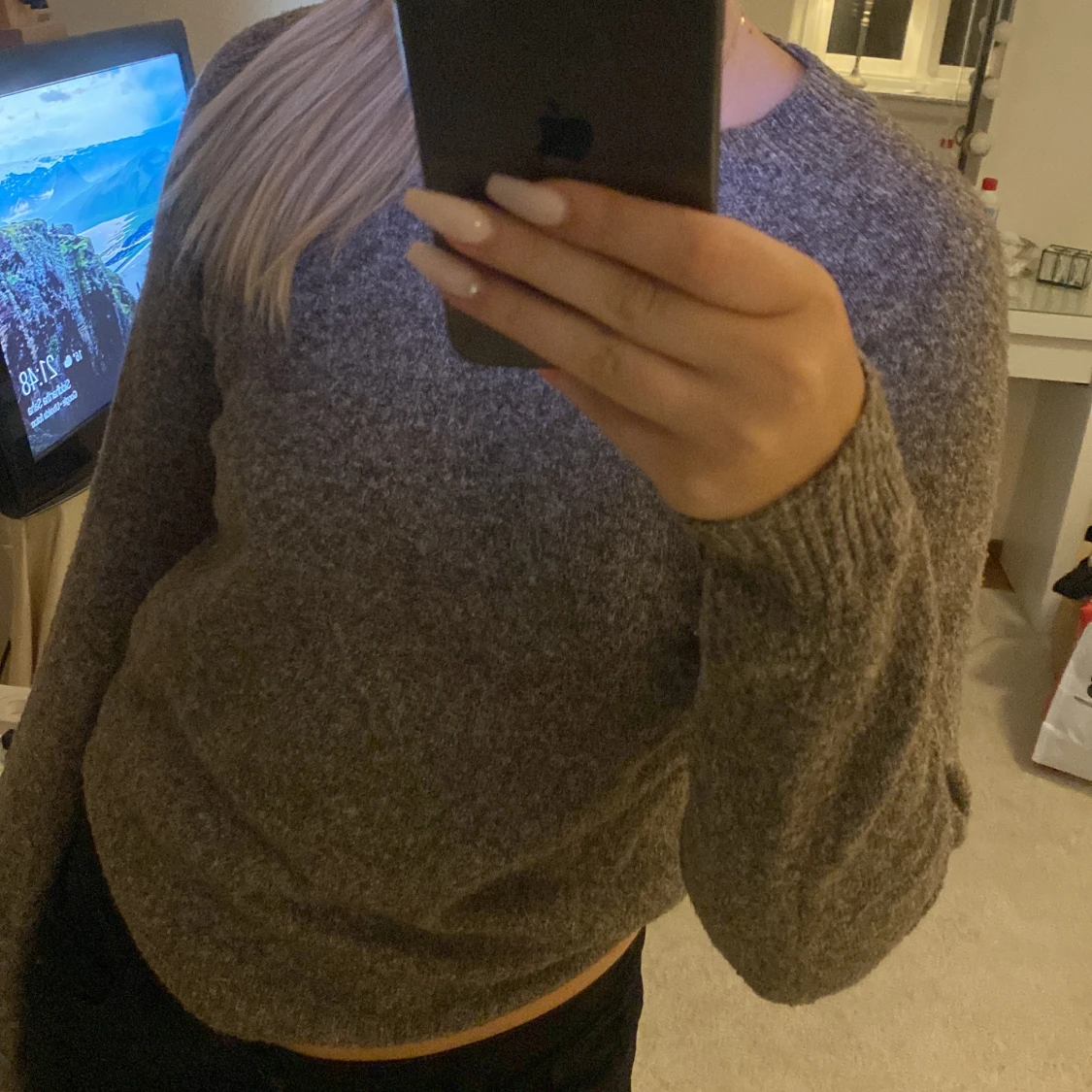 stickad tröja  - 90