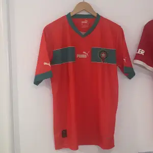 Morocco tröja från fotbolls VM 2022. Tröjan är kopia 1:1, 
