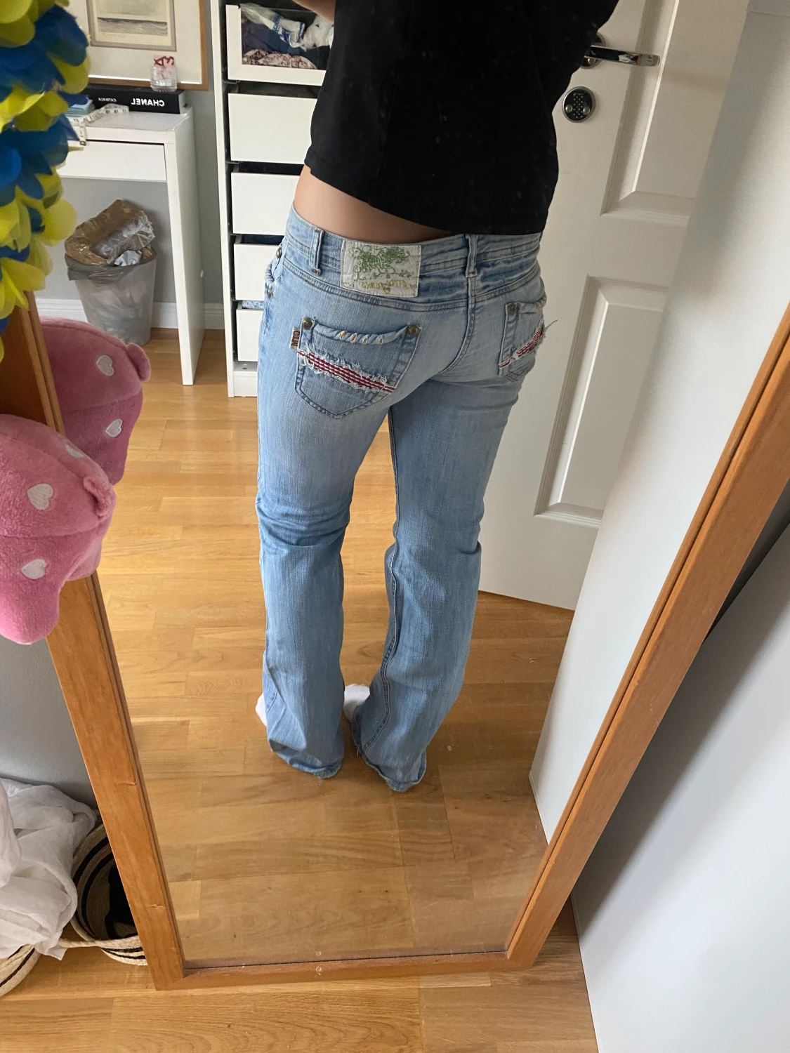 Lågmidjade jeans - 90