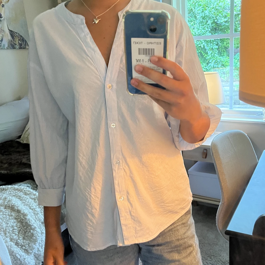 Trekvartsärmad skjorta - 90