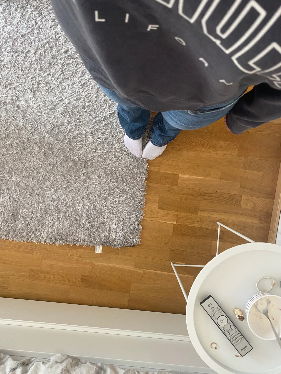 Sweetshirt med tryck på - 90