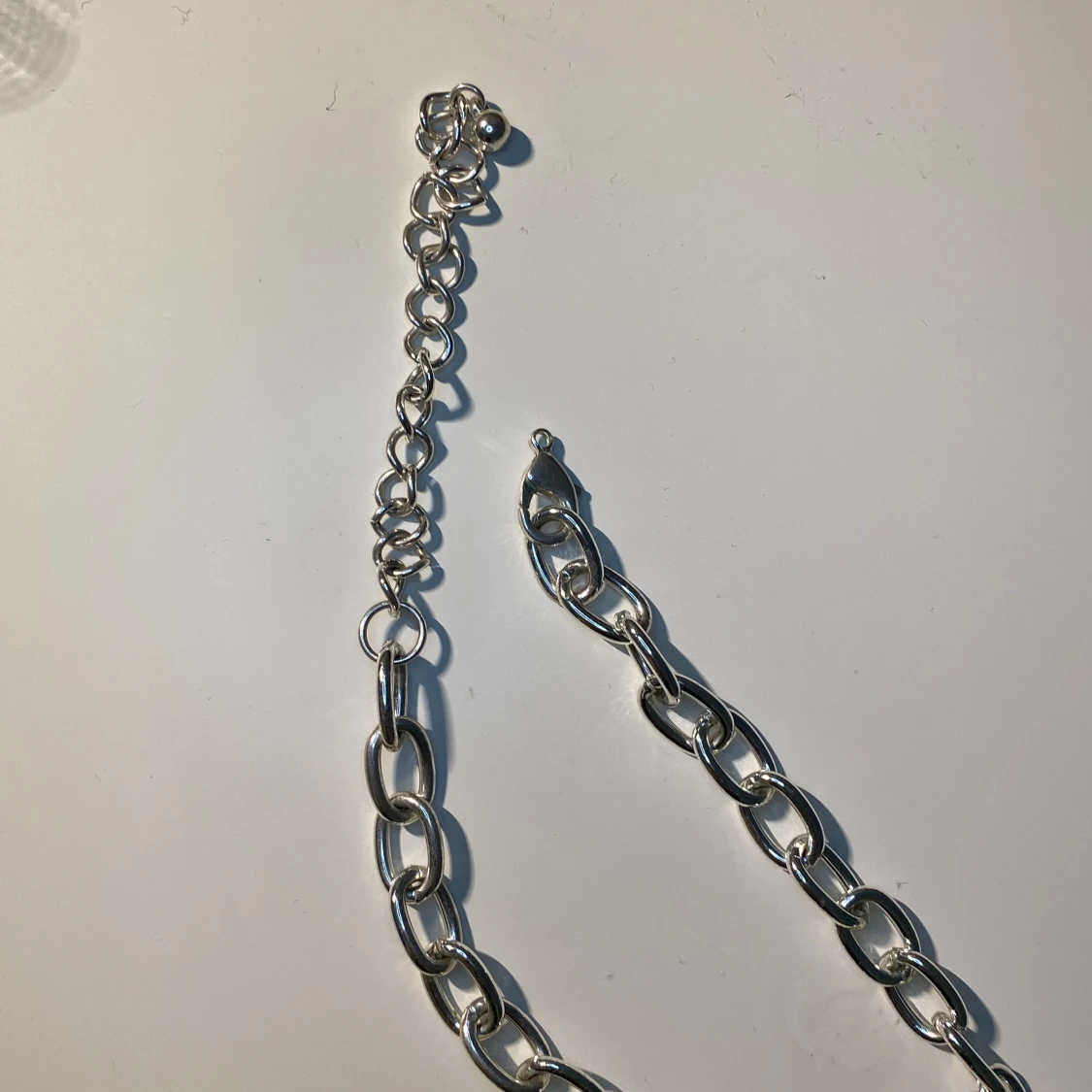 Silver chain necklace - 90