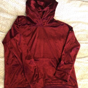 Röd velvet hoodie - Säljer pga kommer inte till användning 