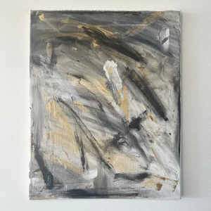 BLACK N’ GOLD - tavla  - Säljer denna tavla som jag själv har målat! 💕 den är gjord i akrylfärg! ✨