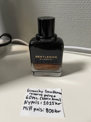 Givenchy gentleman reserve privee - 60ML Nypris: 1015kr