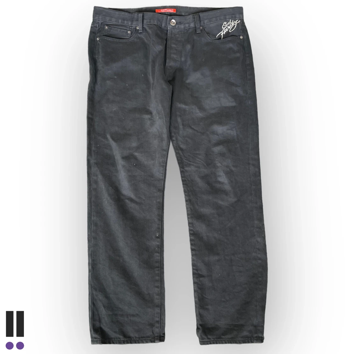 Ed Hardy spellout baggy jeans - 91