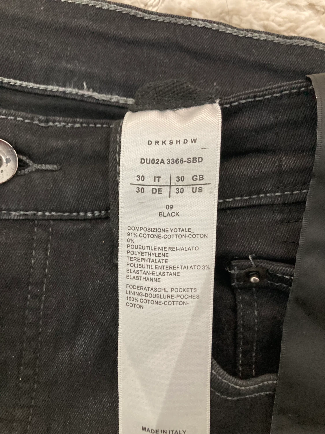 Rick owens waxed bootcut denim  - 90