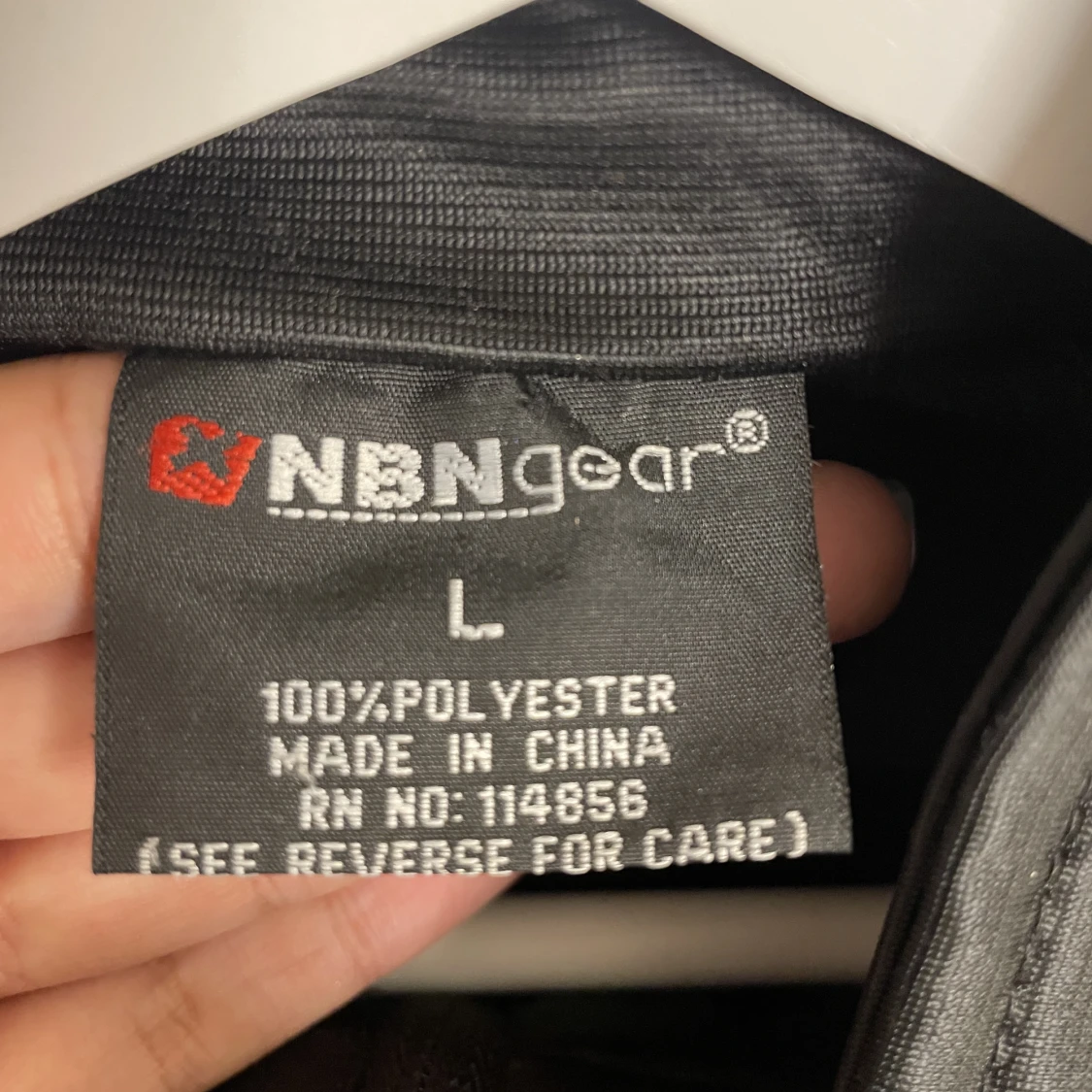 Svart träningsjacka - 91