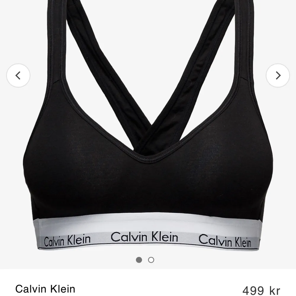 Säljer denna Calvin Klein Bh i storlek S💕💕 Mycket fint skick. Toppar.