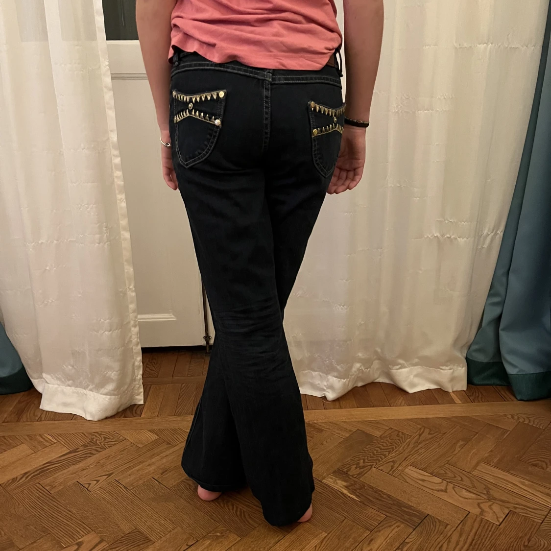 Lågmidjade bootcut jeans - 91