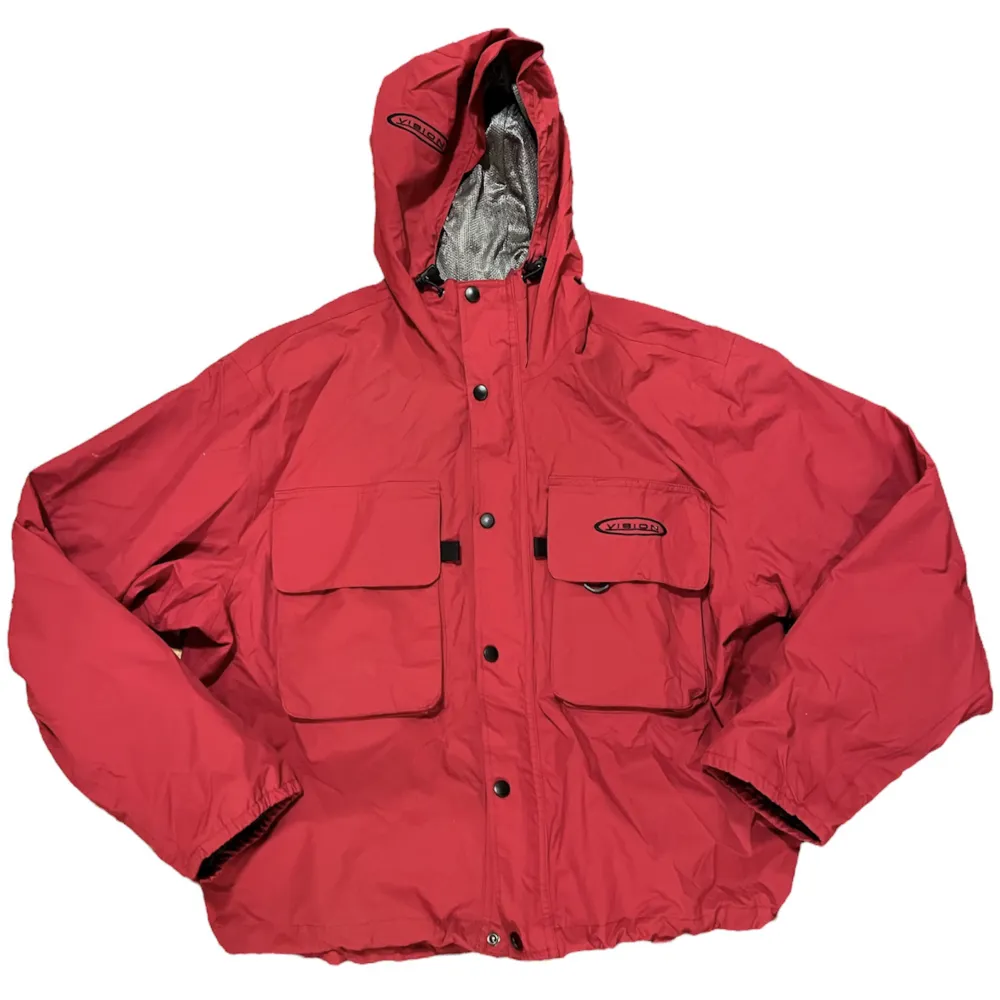 Vision Jacket. Red. Size L. Two pockets on chest. Inner pocket. . Jackor.