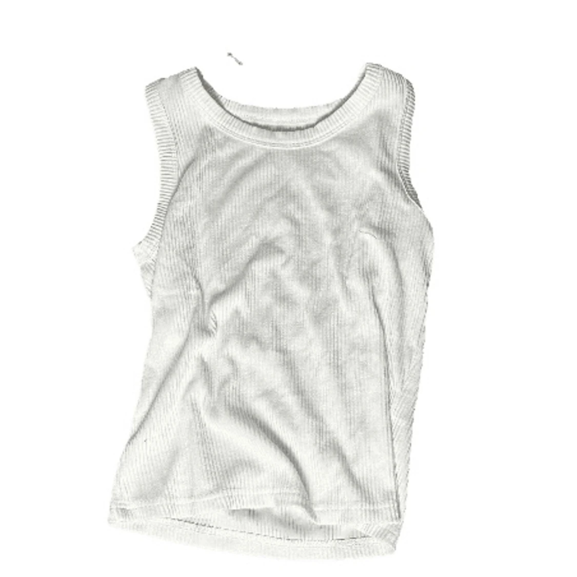 Jätte fin basic vit linne - 90